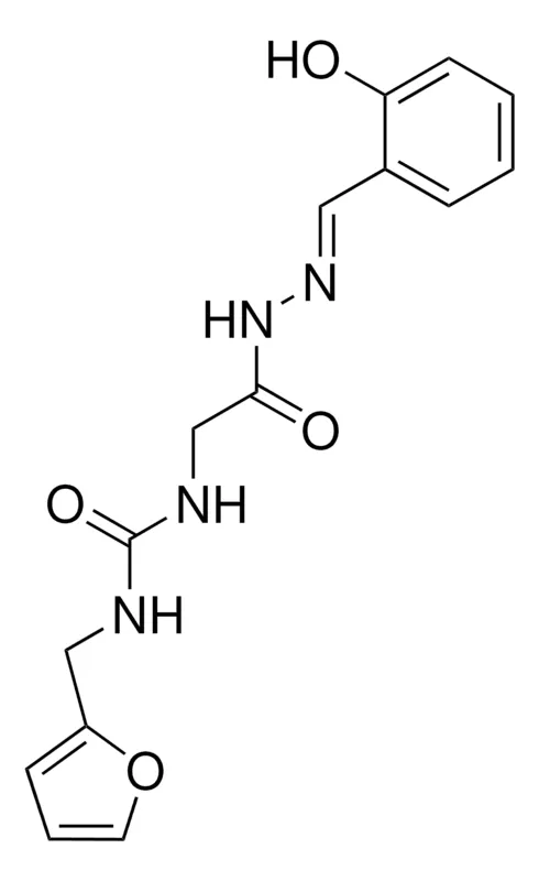 Sigma-Aldrich 2-(FURFURYLUREIDO)ACETIC ACID (2-HYDROXYBENZYLIDENE)HYDRAZIDE,AldrichCPR