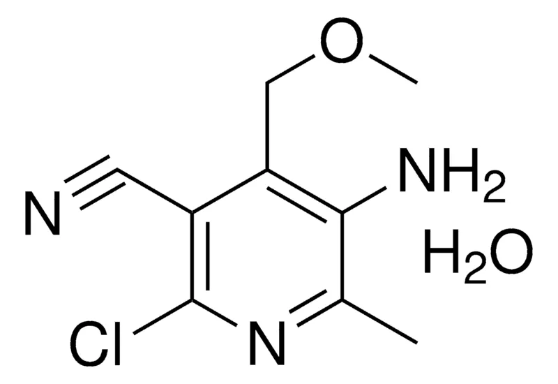 Sigma-Aldrich 5-AMINO-2-CHLORO-4-METHOXYMETHYL-6-METHYL-NICOTINONITRILE, HYDRATE,AldrichCPR