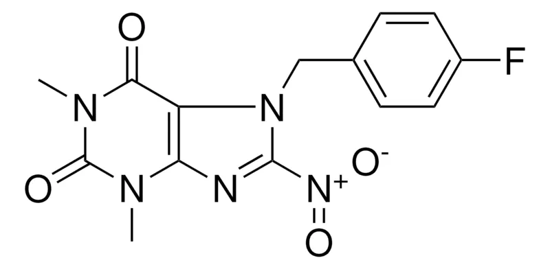 Sigma-Aldrich 7-(4-FLUOROBENZYL)-1,3-DIMETHYL-8-NITRO-3,7-DIHYDRO-1H-PURINE-2,6-DIONE,AldrichCPR