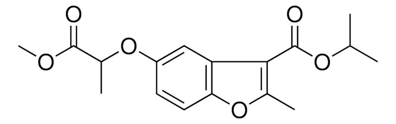 Sigma-Aldrich 5-(1-METHOXYCARBONYL-ETHOXY)-2-ME-BENZOFURAN-3-CARBOXYLIC ACID ISOPROPYL ESTER,AldrichCPR