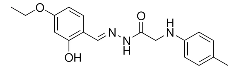 Sigma-Aldrich 2-P-TOLYLAMINO-ACETIC ACID (4-ETHOXY-2-HYDROXY-BENZYLIDENE)-HYDRAZIDE,AldrichCPR