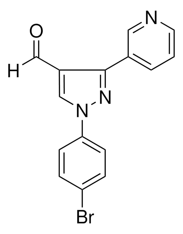 Sigma-Aldrich 1-(4-BROMOPHENYL)-3-(3-PYRIDINYL)-1H-PYRAZOLE-4-CARBALDEHYDE,AldrichCPR