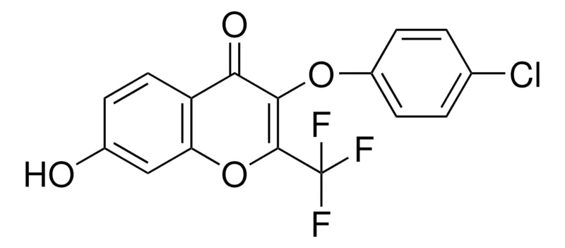 Sigma-Aldrich 3-(4-CHLOROPHENOXY)-7-HYDROXY-2-(TRIFLUOROMETHYL)-4H-CHROMEN-4-ONE,AldrichCPR