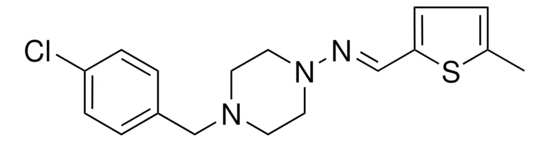 Sigma-Aldrich 4-(4-CHLOROBENZYL)-N-((5-METHYL-2-THIENYL)METHYLENE)-1-PIPERAZINAMINE,AldrichCPR