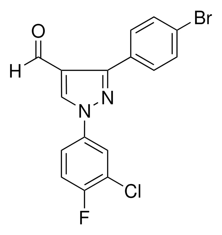 Sigma-Aldrich 3-(4-BROMOPHENYL)-1-(3-CHLORO-4-FLUOROPHENYL)-1H-PYRAZOLE-4-CARBALDEHYDE,AldrichCPR