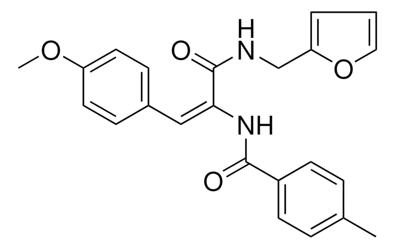 Sigma-Aldrich N-(1-((FURAN-2-YLMETHYL)-CARBAMOYL)-2-(4-MEO-PHENYL)-VINYL)-4-METHYL-BENZAMIDE,AldrichCPR