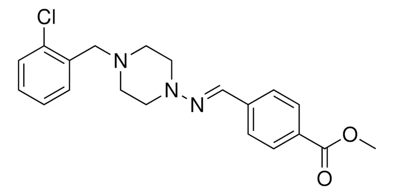 Sigma-Aldrich 4-((4-(2-CHLORO-BENZYL)-PIPERAZIN-1-YLIMINO)-METHYL)-BENZOIC ACID METHYL ESTER,AldrichCPR