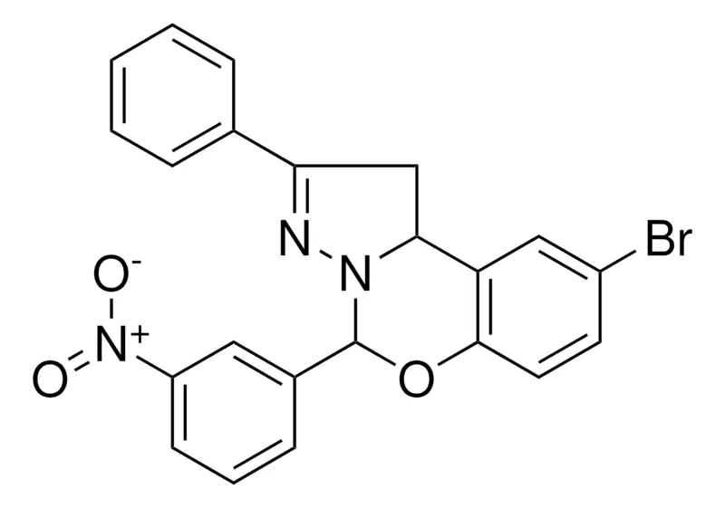 Sigma-Aldrich 8-BR-4-(3-NITRO-PH)-2-PH-1,9B-DIHYDRO-5-OXA-3,3A-DIAZA-CYCLOPENTA(A)NAPHTHALENE,AldrichCPR