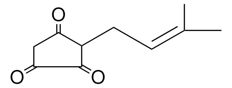Sigma-Aldrich 3-(3-METHYL-2-BUTEN-1-YL)-1,2,4-CYCLOPENTANETRIONE,AldrichCPR