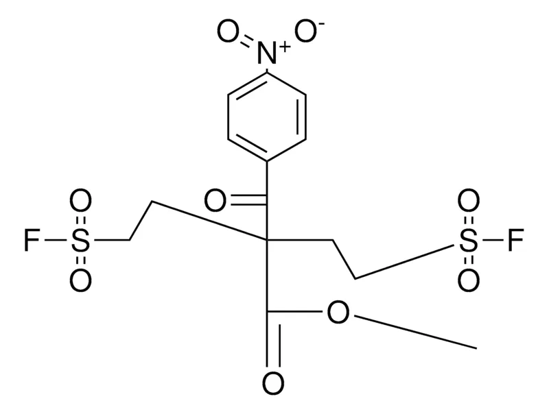 Sigma-Aldrich 4-FLUOROSULFONYL-2-(2-FLUOROSULFONYL-ET)-2-(4-NITRO-BZ)-BUTYRIC ACID ETHYL ESTER,AldrichCPR