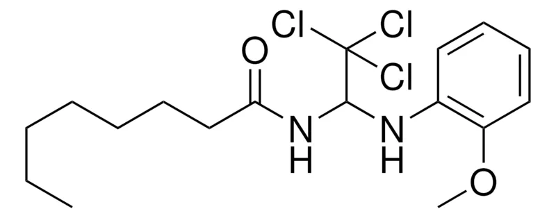 Sigma-Aldrich OCTANOIC ACID (2,2,2-TRICHLORO-1-(2-METHOXY-PHENYLAMINO)-ETHYL)-AMIDE,AldrichCPR
