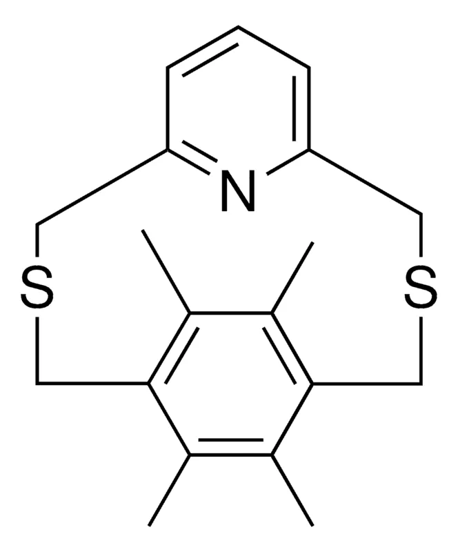 Sigma-Aldrich 14,15,16,17-TETRA-ME-3,11-DITHIA-18-AZA-TRICYCLO(11.2.2.1(5,9))OCTADECA-HEXAENE,AldrichCPR