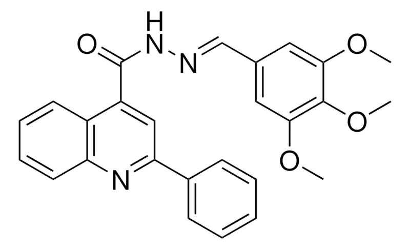 Sigma-Aldrich 2-PHENYL-QUINOLINE-4-CARBOXYLIC ACID (3,4,5-TRIMETHOXY-BENZYLIDENE)-HYDRAZIDE,AldrichCPR