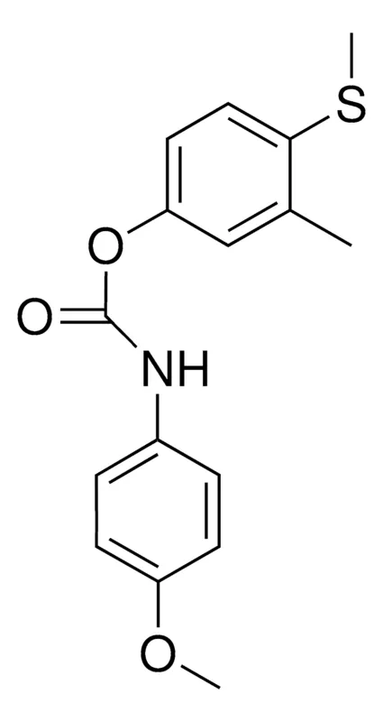Sigma-Aldrich 3-METHYL-4-(METHYLTHIO)PHENYL N-(4-METHOXYPHENYL)CARBAMATE,AldrichCPR