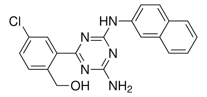 Sigma-Aldrich (2-(4-AMINO-6-(NAPHTHALEN-2-YLAMINO)-(1,3,5)TRIAZIN-2-YL)-4-CL-PHENYL)-METHANOL,AldrichCPR