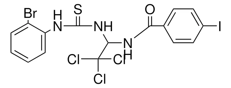 Sigma-Aldrich N-(1-(3-(2-BROMO-PHENYL)-THIOUREIDO)-2,2,2-TRICHLORO-ETHYL)-4-IODO-BENZAMIDE,AldrichCPR