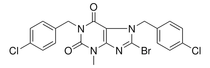 Sigma-Aldrich 8-BROMO-1,7-BIS-(4-CHLORO-BENZYL)-3-METHYL-3,7-DIHYDRO-PURINE-2,6-DIONE，AldrichCPR