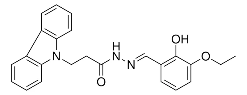 Sigma-Aldrich 3-CARBAZOL-9-YL-PROPIONIC ACID (3-ETHOXY-2-HYDROXY-BENZYLIDENE)-HYDRAZIDE,AldrichCPR