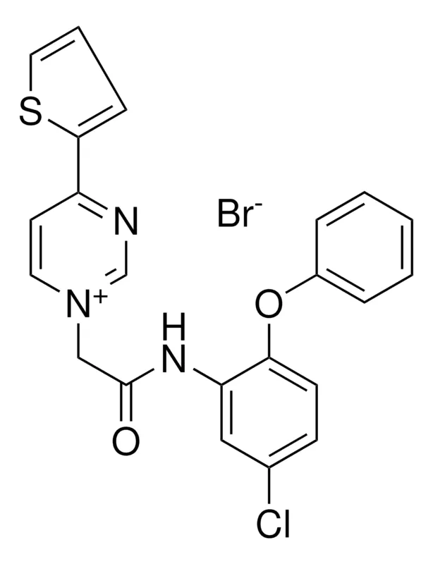 Sigma-Aldrich 1-(2-(5-CL-2-PHENOXYANILINO)-2-OXOETHYL)-4-(2-THIENYL)PYRIMIDIN-1-IUM BROMIDE，AldrichCPR