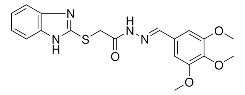 Sigma-Aldrich 2(1H-BENZOIMIDAZOL-2-YLSULFANYL)ACETIC ACID (3,4,5-TRI-MEO-BENZYLIDENE)HYDRAZIDE，AldrichCPR