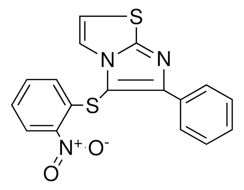 Sigma-Aldrich 5-(2-NITRO-PHENYLSULFANYL)-6-PHENYL-IMIDAZO(2,1-B)THIAZOLE,AldrichCPR