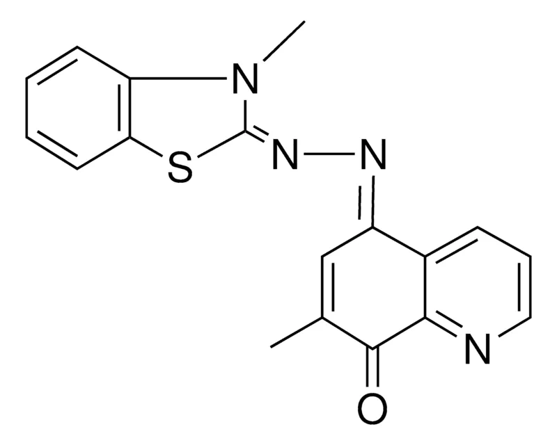 Sigma-Aldrich 7-METHYL-5,8-QUINOLINEDIONE 5-((3-METHYL-2-BENZOTHIAZOLINYLIDENE)HYDRAZONE)，AldrichCPR