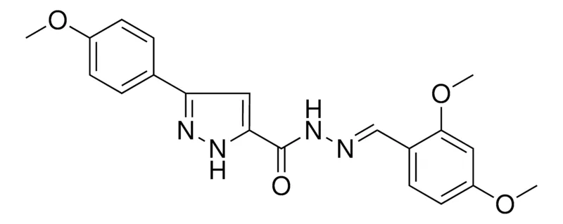 Sigma-Aldrich 5-(4-MEO-PH)-2H-PYRAZOLE-3-CARBOXYLIC ACID (2,4-DIMETHOXY-BENZYLIDENE)-HYDRAZIDE,AldrichCPR