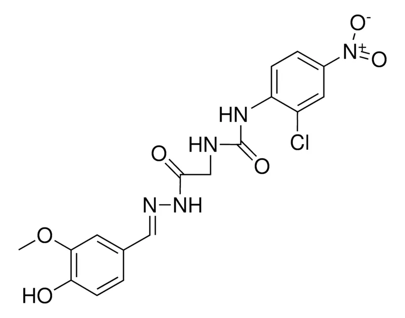 Sigma-Aldrich 2-(3-(2-CHLORO-4NITROPHENYL)UREIDO)ACETIC (4HYDROXY3METHOXYBENZYLIDENE)HYDRAZIDE,AldrichCPR
