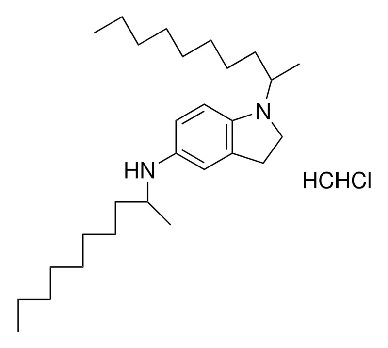 Sigma-Aldrich 1-(1-METHYLNONYL)-5-(1-METHYLNONYLAMINO)INDOLINE DIHYDROCHLORIDE,AldrichCPR