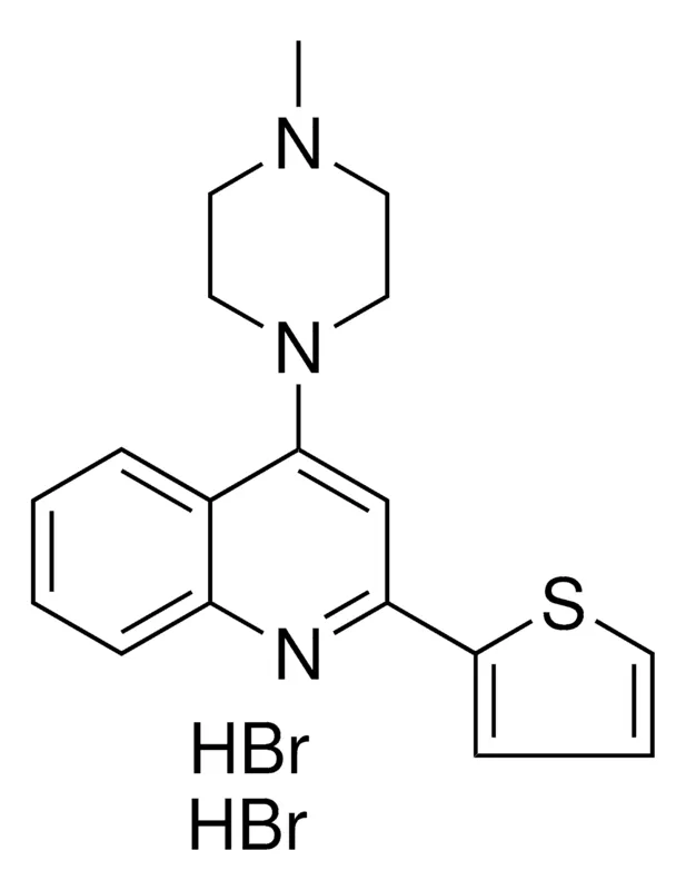 Sigma-Aldrich 4-(4-METHYL-PIPERAZIN-1-YL)-2-THIOPHEN-2-YL-QUINOLINE, DI-HYDROBROMIDE,AldrichCPR