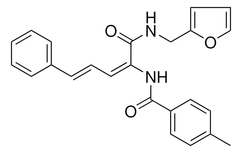 Sigma-Aldrich N-(1-((FURAN-2-YLMETHYL)-CARBAMOYL)-4-PHENYL-BUTA-1,3-DIENYL)-4-METHYL-BENZAMIDE,AldrichCPR