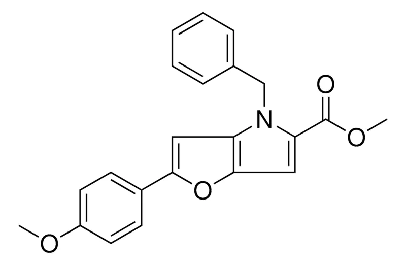 Sigma-Aldrich METHYL 4-BENZYL-2-(4-METHOXYPHENYL)-4H-FURO(3,2-B)PYRROLE-5-CARBOXYLATE,AldrichCPR