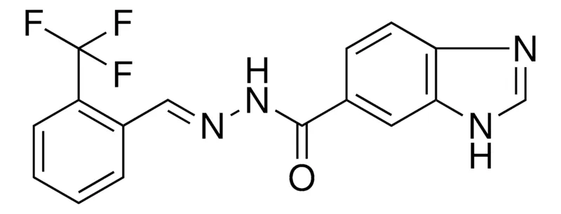 Sigma-Aldrich N'-(2-(TRIFLUOROMETHYL)BENZYLIDENE)-1H-BENZIMIDAZOLE-6-CARBOHYDRAZIDE,AldrichCPR