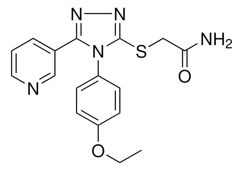 Sigma-Aldrich 2-((4-(4-ETHOXYPHENYL)-5-(3-PYRIDINYL)-4H-1,2,4-TRIAZOL-3-YL)THIO)ACETAMIDE,AldrichCPR