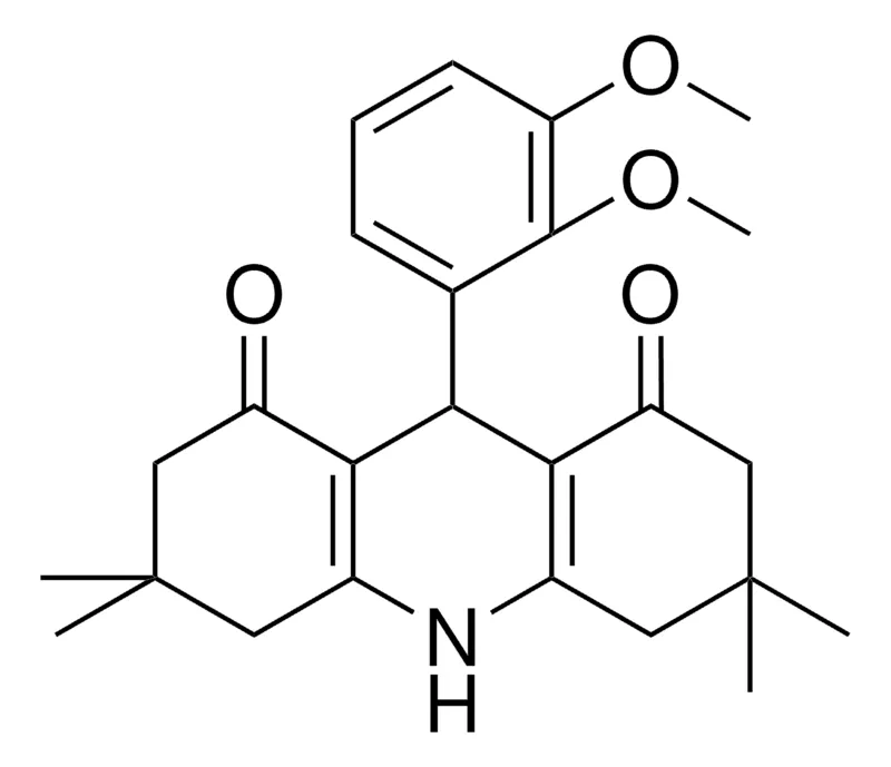 Sigma-Aldrich 9-(2,3-DIMETHOXYPHENYL)-3,3,6,6-TETRAMETHYL-3,4,6,7,9,10-HEXAHYDRO-1,8(2H,5H)-ACRIDINEDIONE,AldrichCPR