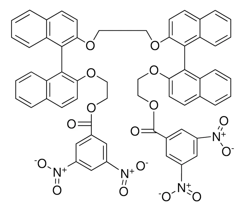Sigma-Aldrich 2,2'-(2',2''-(ETHANE-1,2-DIYLBIS(OXY))BIS(1',1''-BINAPHTHYL-2',2'-DIYL))BIS(OXY)BIS(ETHANE-2,1-DIYL) BIS(3,5-DINITROBENZOATE),AldrichCPR