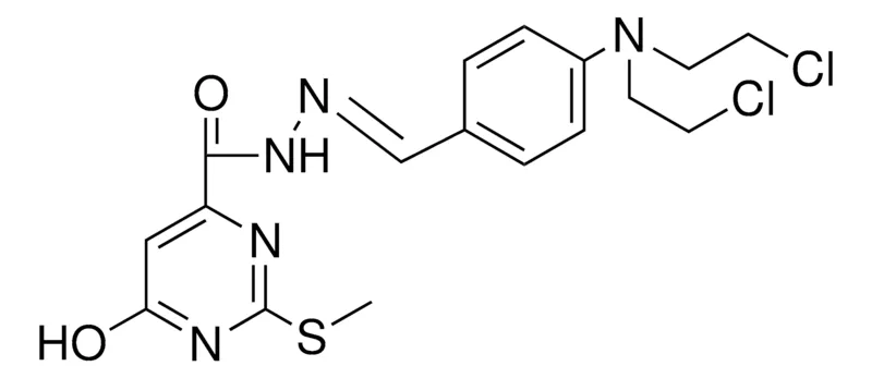 Sigma-Aldrich HO-ME-SULFANYL-PY-CARBOXYLIC ACID ((BIS-(CL-ET)-AMINO)-BENZYLIDENE)-HYDRAZIDE,AldrichCPR