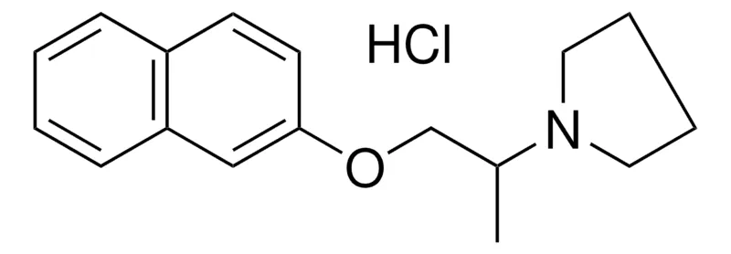 Sigma-Aldrich 2-NAPHTHYL 2-(1-PYRROLIDINYL)PROPYL ETHER HYDROCHLORIDE,AldrichCPR