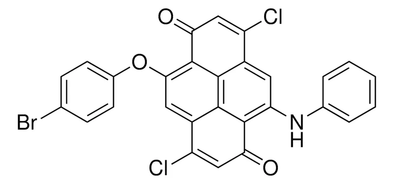 Sigma-Aldrich 5-(4-BROMO-PHENOXY)-3,8-DICHLORO-10-PHENYLAMINO-PYRENE-1,6-DIONE,AldrichCPR