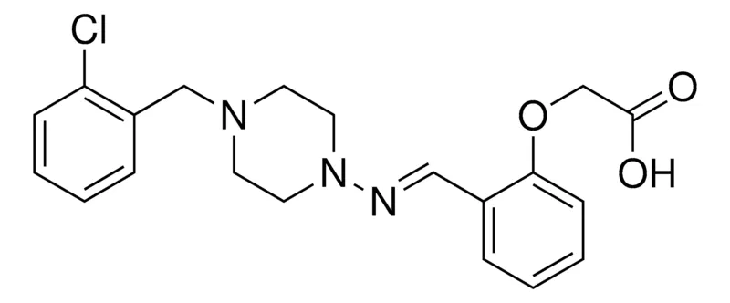 Sigma-Aldrich (2-((4-(2-CHLORO-BENZYL)-PIPERAZIN-1-YLIMINO)-METHYL)-PHENOXY)-ACETIC ACID,AldrichCPR