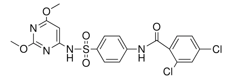 Sigma-Aldrich 2,4-DICHLORO-N-(4-(2,6-DIMETHOXY-PYRIMIDIN-4-YLSULFAMOYL)-PHENYL)-BENZAMIDE,AldrichCPR