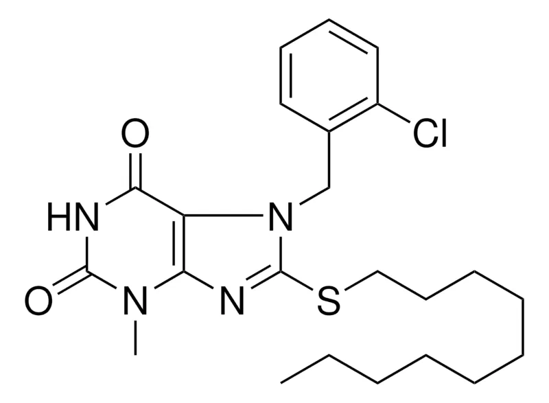 Sigma-Aldrich 7-(2-CHLORO-BENZYL)-8-DECYLSULFANYL-3-METHYL-3,7-DIHYDRO-PURINE-2,6-DIONE,AldrichCPR