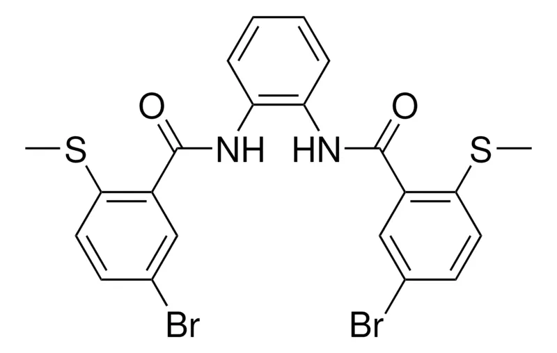 Sigma-Aldrich 5-BROMO-N-(2-{[5-BROMO-2-(METHYLSULFANYL)BENZOYL]AMINO}PHENYL)-2-(METHYLSULFANYL)BENZAMIDE，AldrichCPR