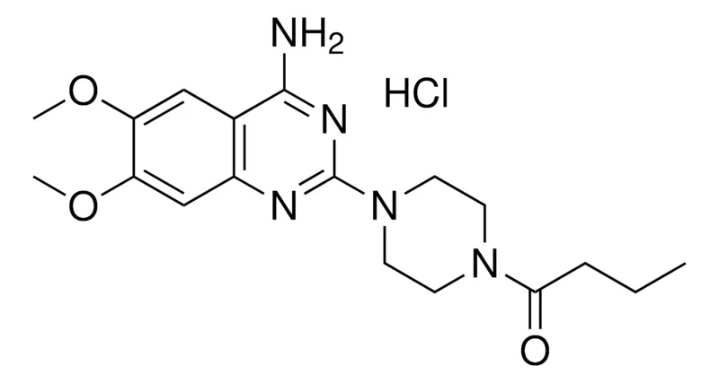 Sigma-Aldrich 2-(4-BUTYRYL-1-PIPERAZINYL)-6,7-DIMETHOXY-4-QUINAZOLINAMINE HYDROCHLORIDE,AldrichCPR