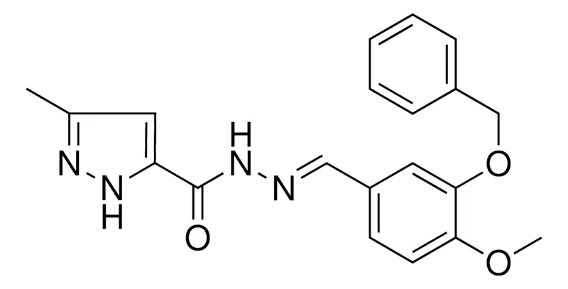 Sigma-Aldrich 5-ME-2H-PYRAZOLE-3-CARBOXYLIC ACID (3-BENZYLOXY-4-METHOXY-BENZYLIDENE)-HYDRAZIDE，AldrichCPR