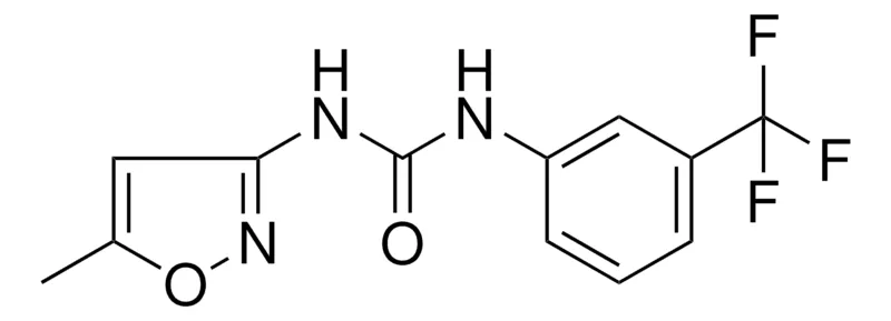 Sigma-Aldrich N-(5-METHYL-3-ISOXAZOLYL)-N'-(3-(TRIFLUOROMETHYL)PHENYL)UREA,AldrichCPR