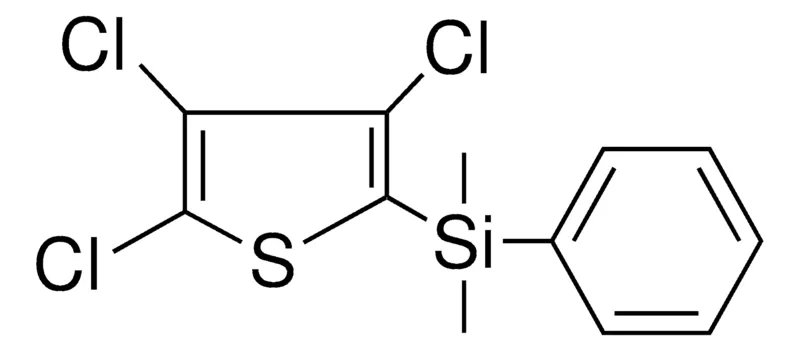 Sigma-Aldrich 2-(DIMETHYLPHENYLSILYL)-3,4,5-TRICHLOROTHIOPHENE,AldrichCPR