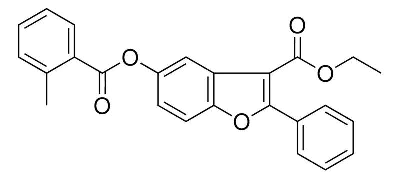 Sigma-Aldrich 5-(2-METHYL-BENZOYLOXY)-2-PHENYL-BENZOFURAN-3-CARBOXYLIC ACID ETHYL ESTER，AldrichCPR