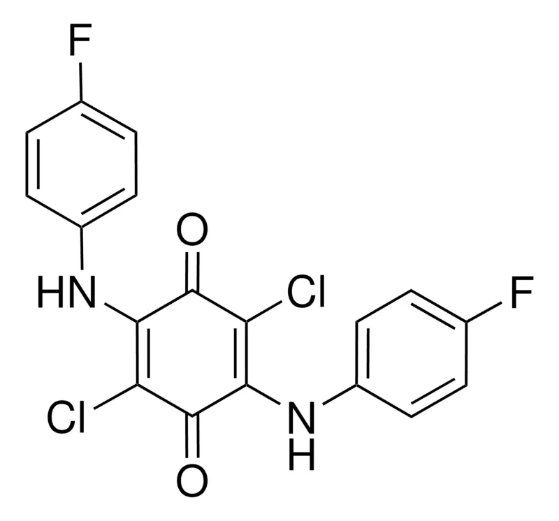 Sigma-Aldrich 2,5-BIS(4-FLUOROANILINO)-3,6-DICHLORO-1,4-BENZOQUINONE,AldrichCPR