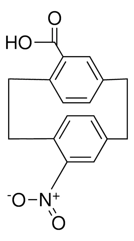 Sigma-Aldrich 12-NITRO-TRICYCLO(8.2.2.2(4,7))HEXADECA- HEXAENE-5-CARBOXYLIC ACID,AldrichCPR